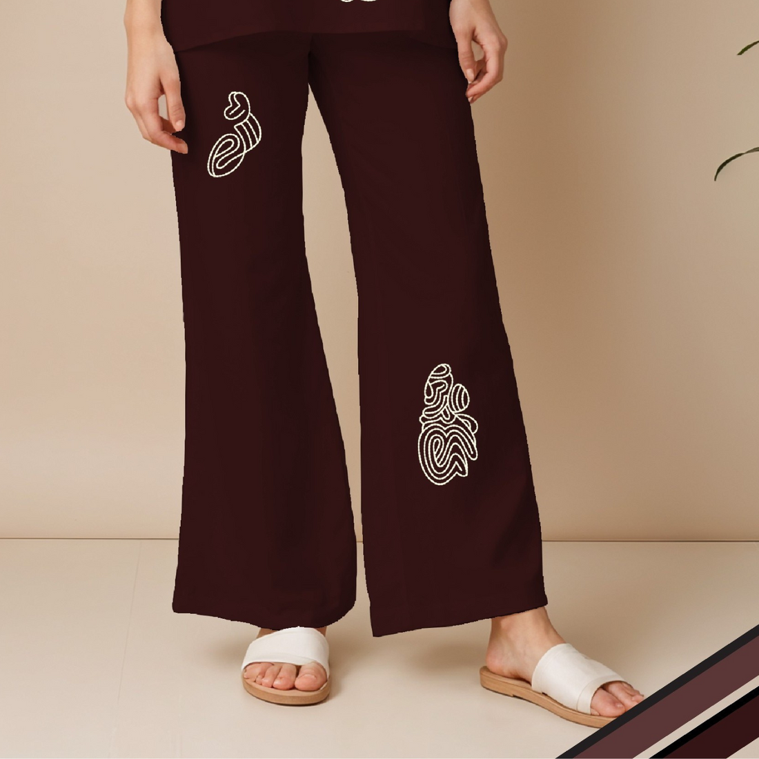 Women Embroidered Shirt & Pants Co-Ords Set