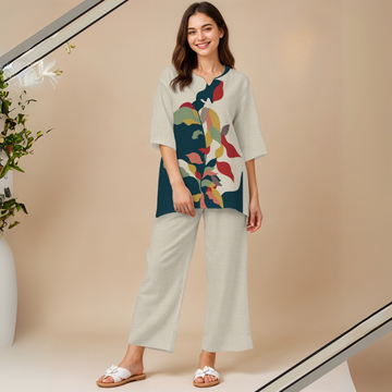 Ladies Printed Night Suit