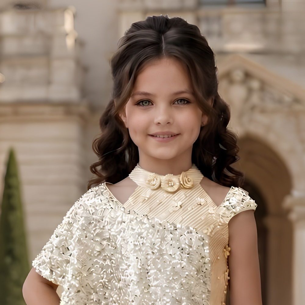 Girls Stylish Western Party Frock