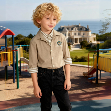 Boys Stylish Fancy Full Sleeves Shirt
