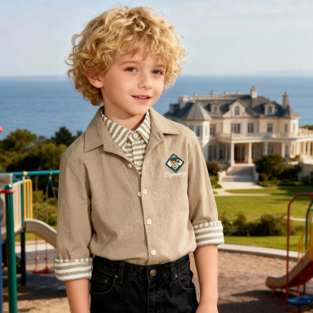 Boys Stylish Fancy Full Sleeves Shirt