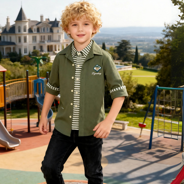 Boys Stylish Fancy Full Sleeves Shirt