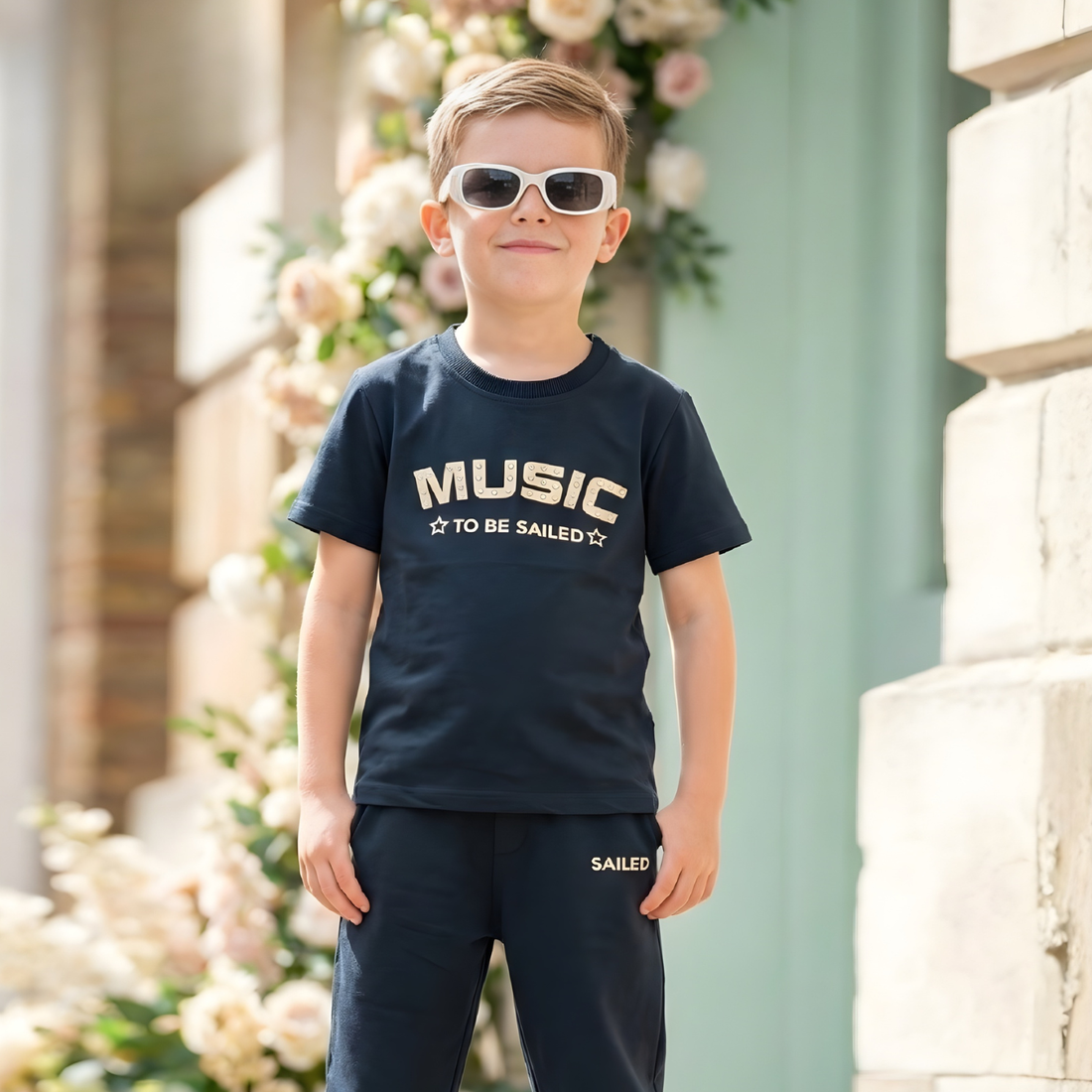 Blue Stylish Boys Track Suit