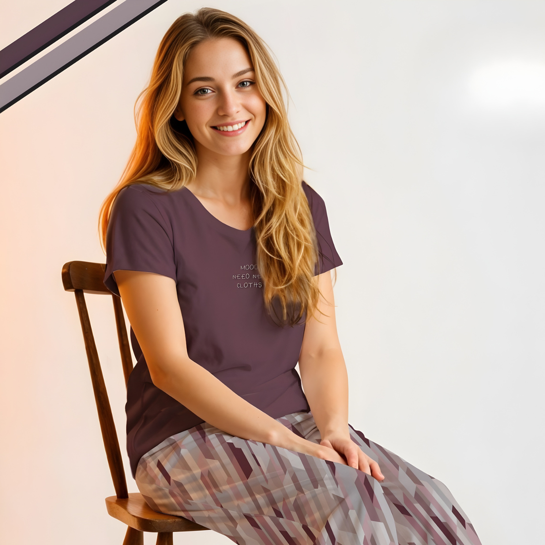 Women Pure Cotton Night Suit