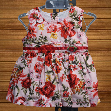 Baby Girls Cotton Embroidered Frocks