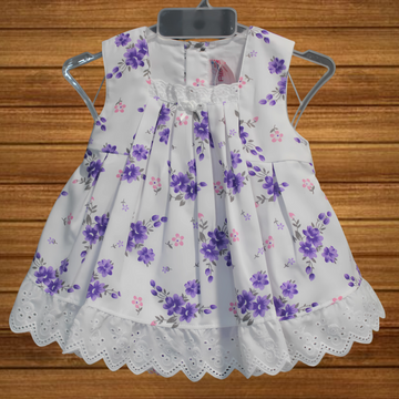 Baby Girls Cotton Embroidered Frocks