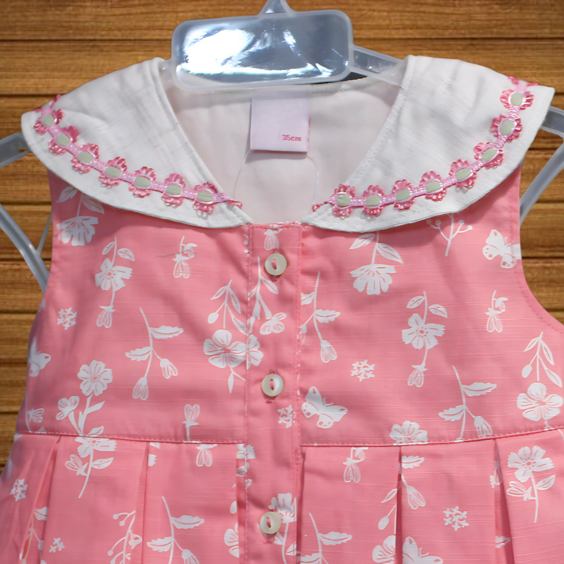 Baby Girls Cotton Embroidered Frocks