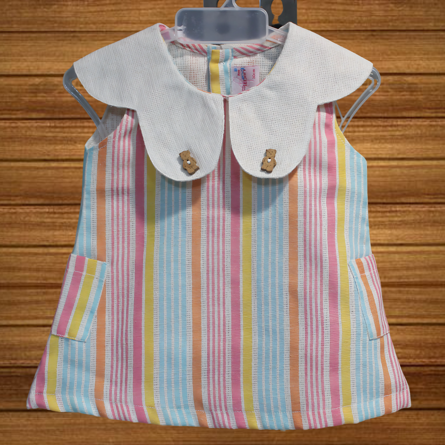 Baby Girls Cotton Embroidered Frocks