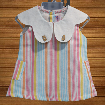Baby Girls Cotton Embroidered Frocks