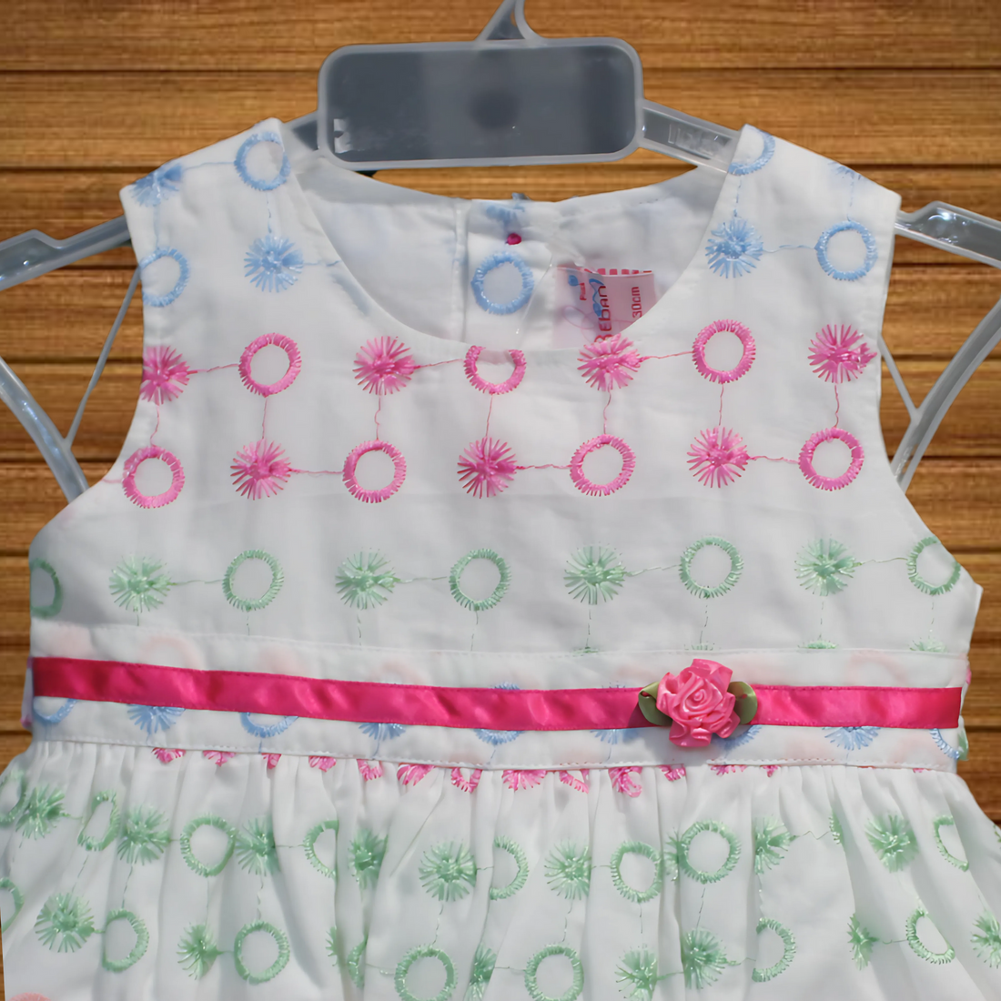 Baby Girls Cotton Embroidered Frocks