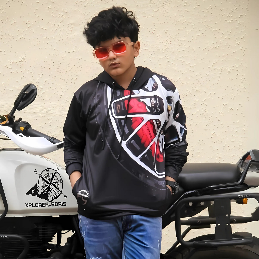 Boys Hoodies Full Sleeve Graphic Printed T-Shirt