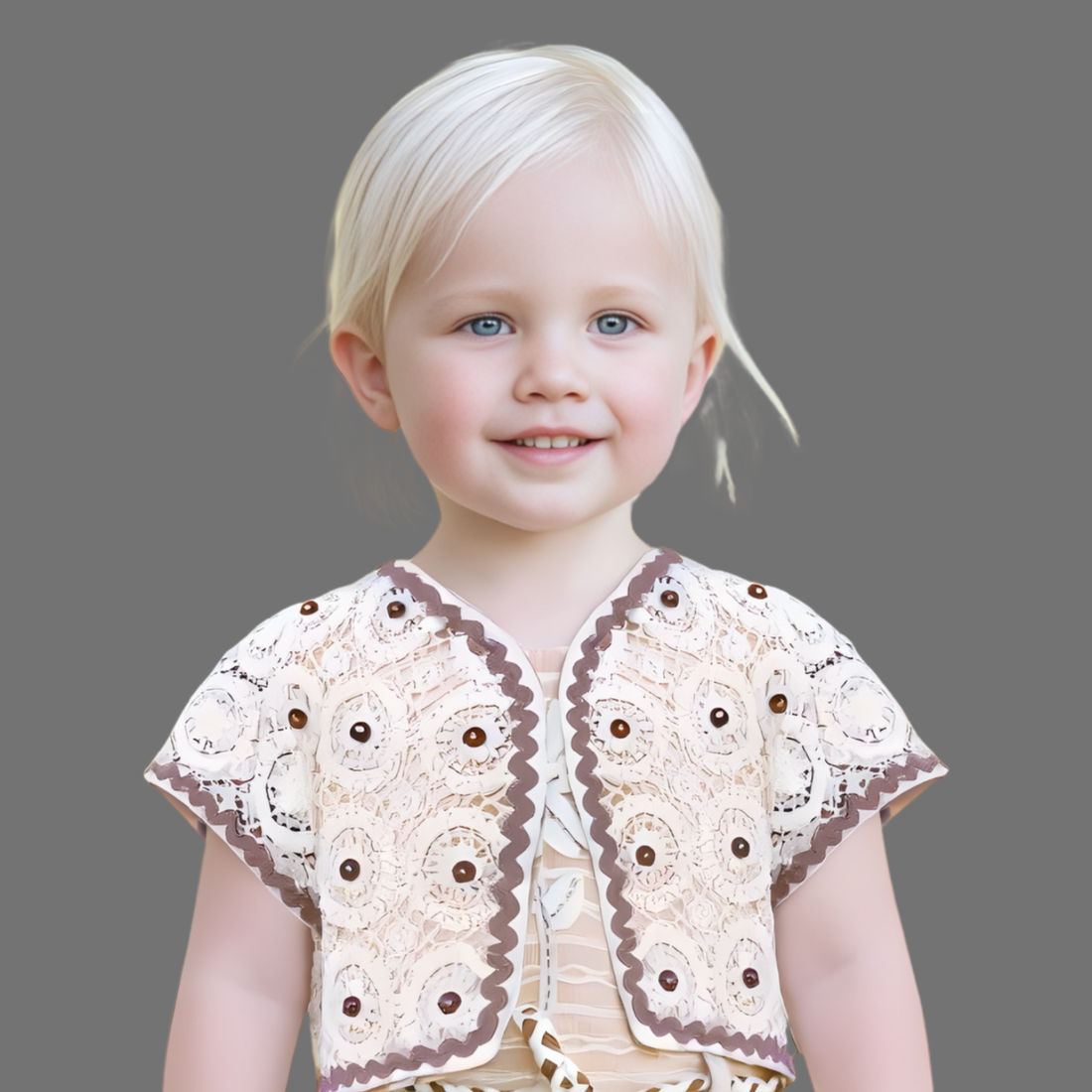 Girls Cute Stylish Short Sleeves Frock