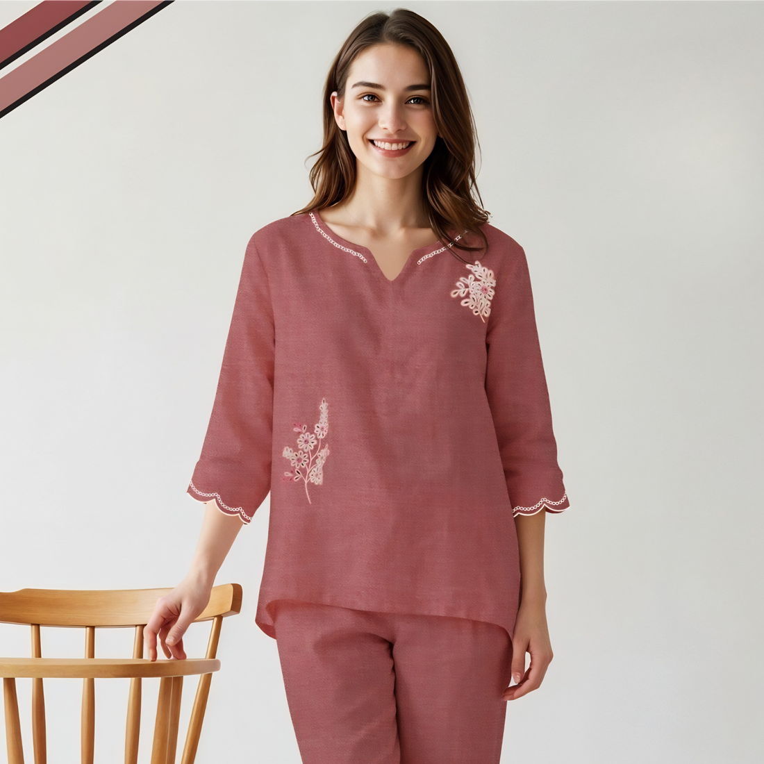 Trendy Stylish Women Cotton Night suit