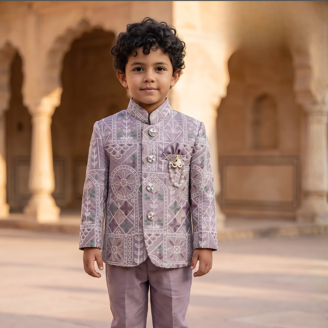Boys Ethnic Indo-Western Party Wear Suit