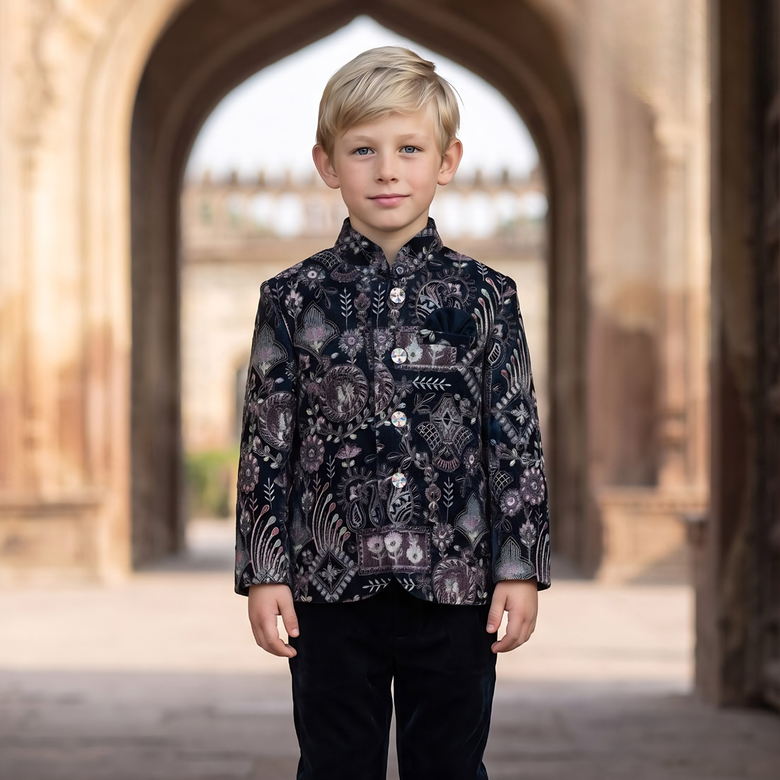 Boys Ethnic Indo-Western Party Wear Suit