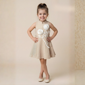 Girls Cute Stylish Sleeve Less Frock