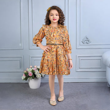 Girls Western Frock
