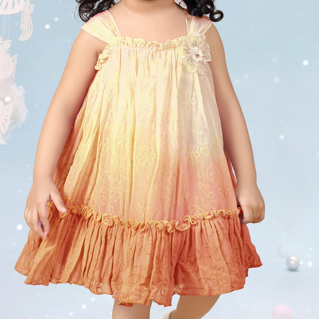 Girls Western Frock