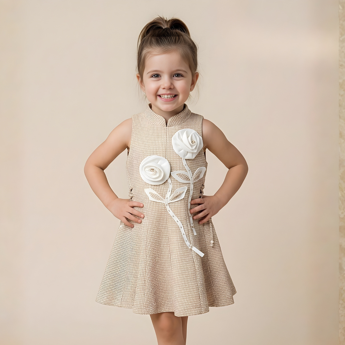 Girls Cute Stylish Sleeve Less Frock