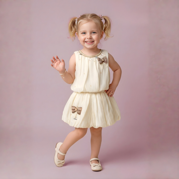 Stylish Baby Girl Top & Skirt Set