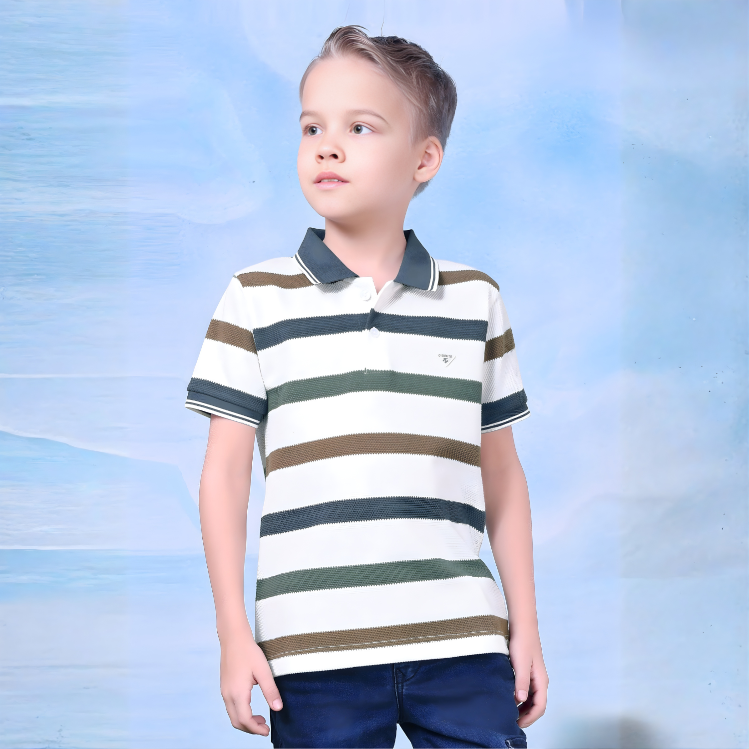 Stylish Kids Half Sleeve T-Shirt Blue