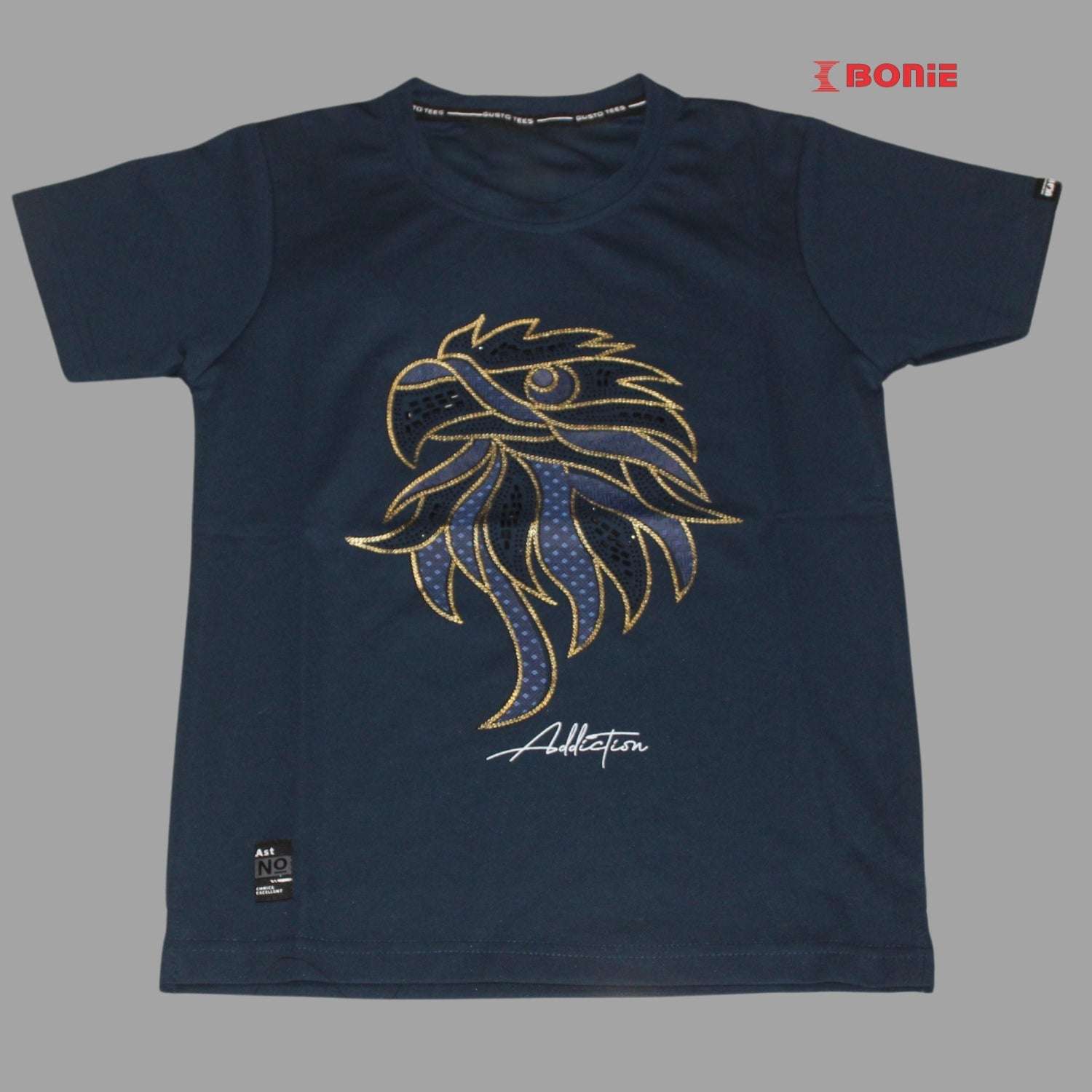 Blue Round Neck T-Shirt