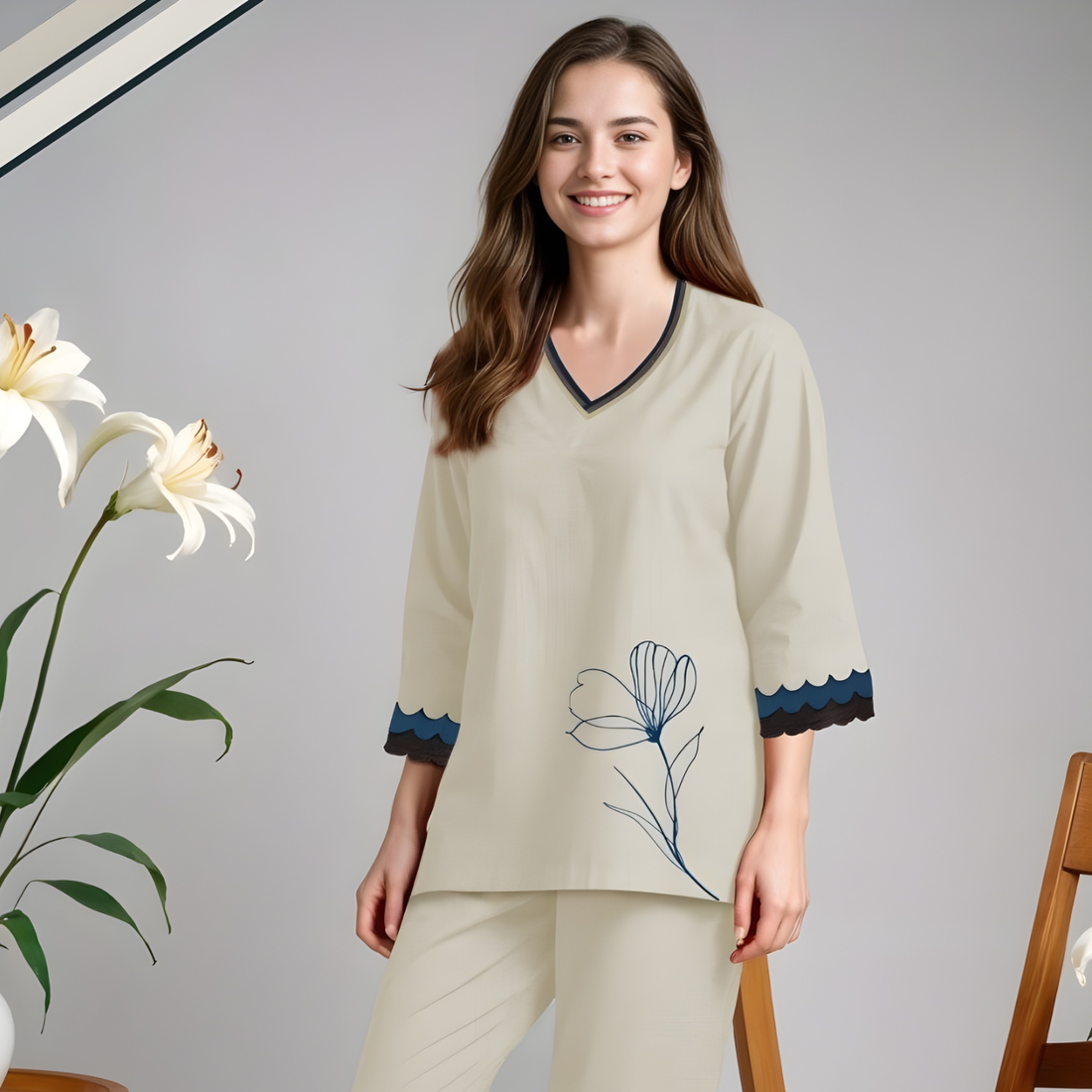 Women Fashion Trendy Coord Set