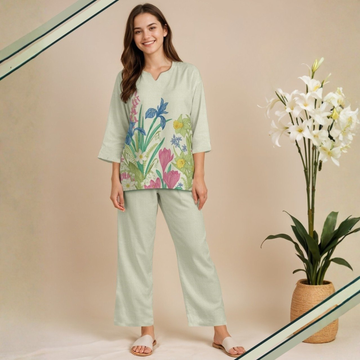 Fawn Women Pure Cotton Night Suit