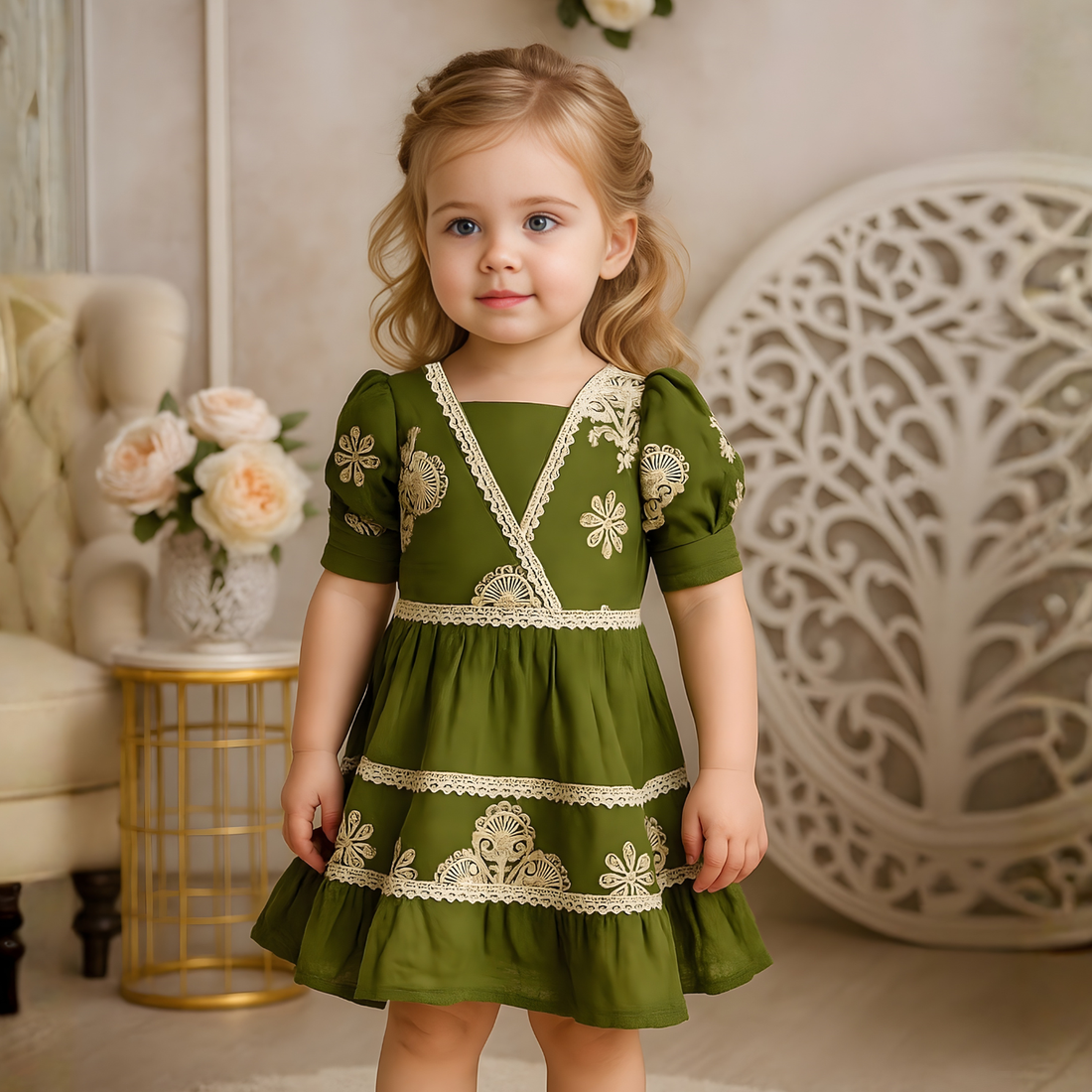 STYLISH LAYERED FROCKS FOR GIRLS