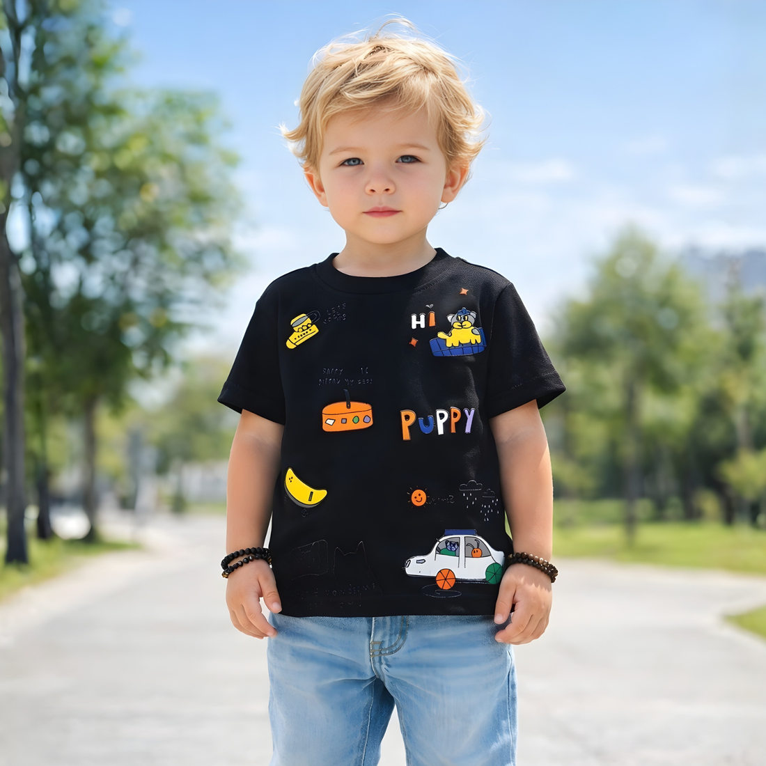 Boys Trendy Half Sleeve T-Shirt