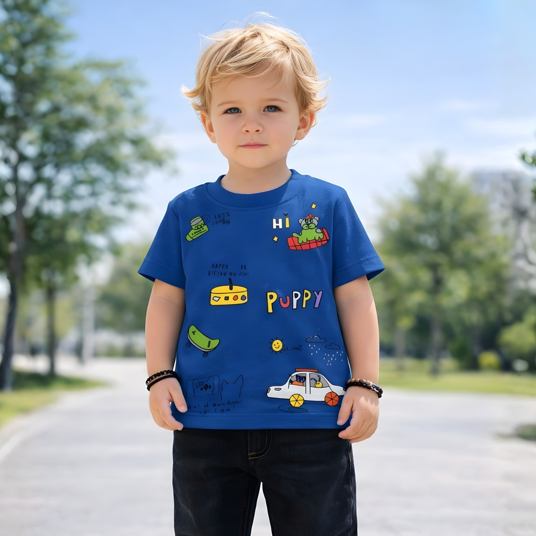 Boys Trendy Half Sleeve T-Shirt