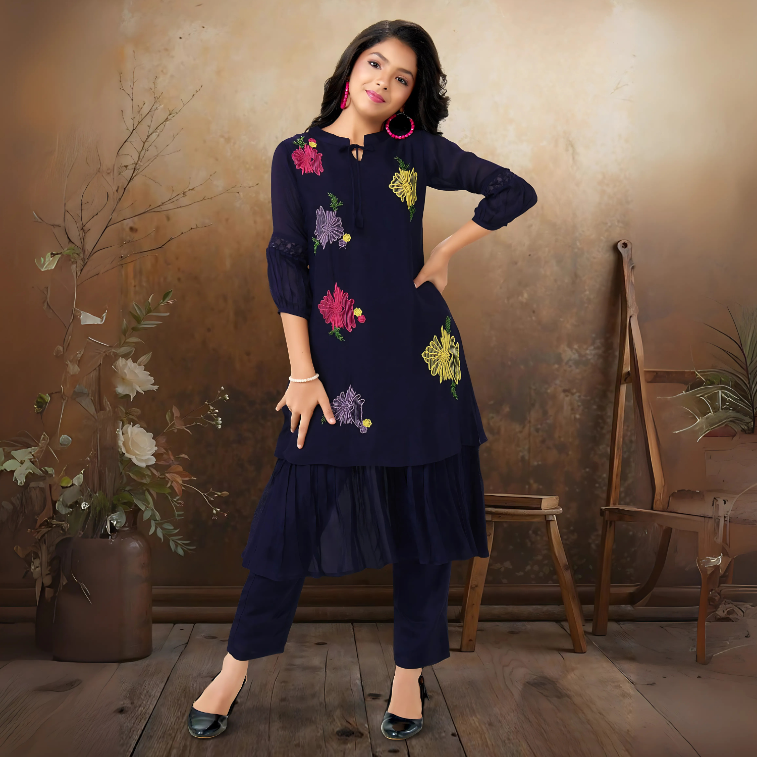 Beautiful Casual Kurti set for Girls