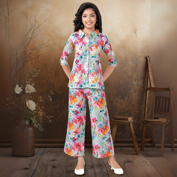 Girls Digital Printed Co-Ords Set