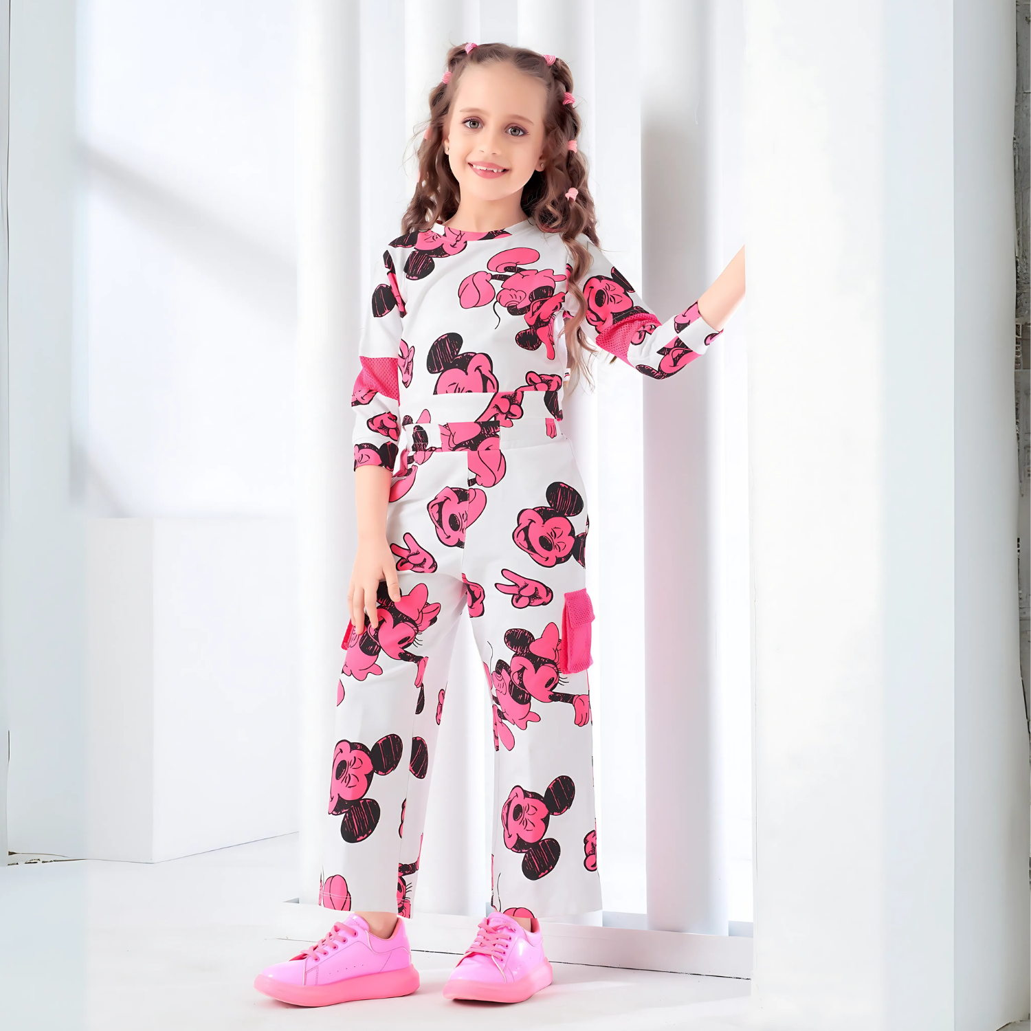 Stylish Lycra Fabric Printed Co-Ords Set