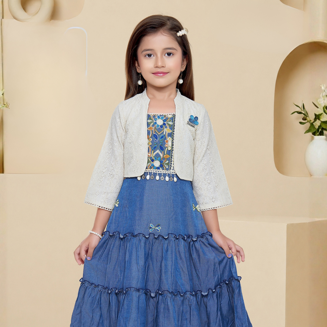Trendy Unique New Styles Frock For girls