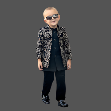 Kids Ethnic Indo-Western Suit Set For Boys