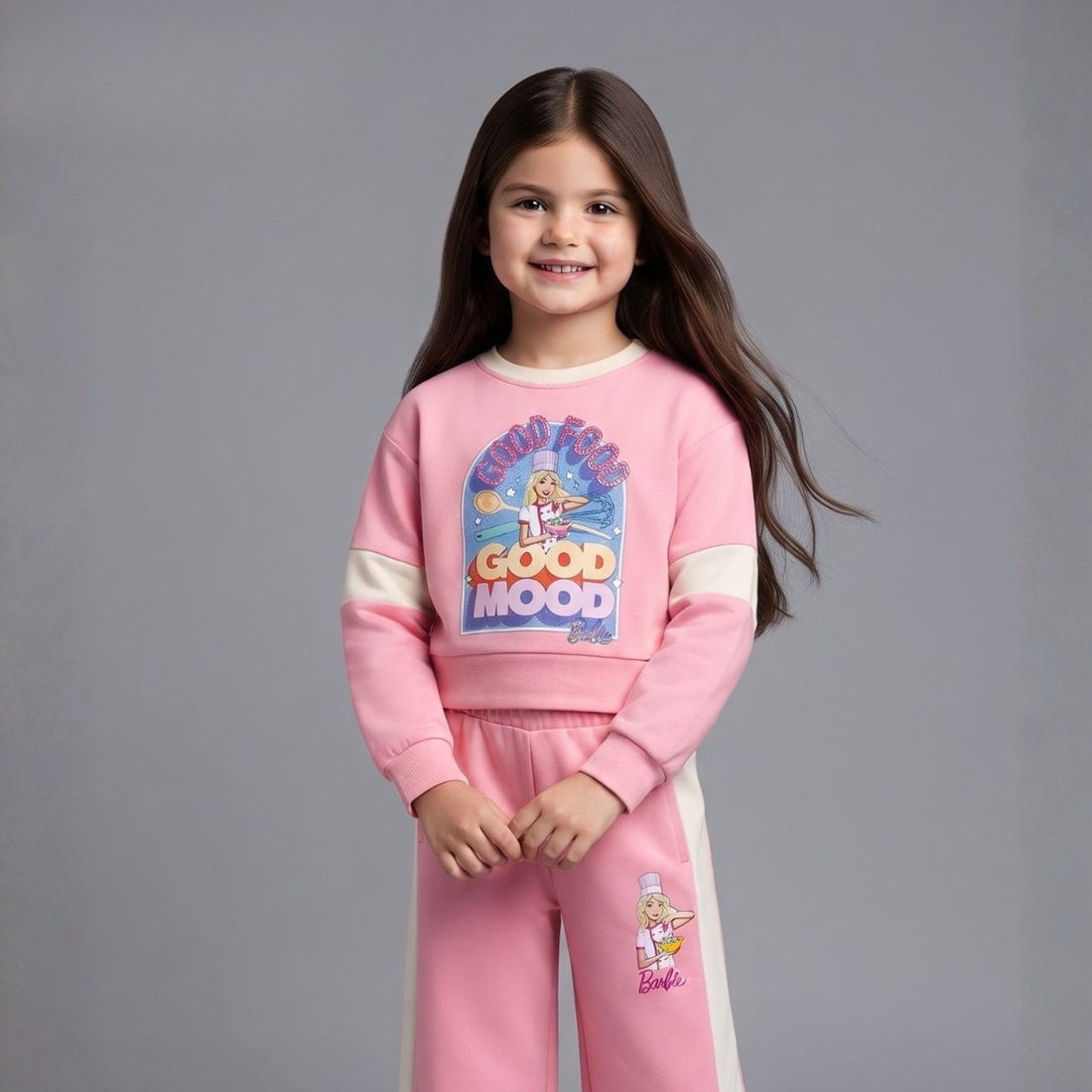 Girls Trendy Pink Co-Ord Set
