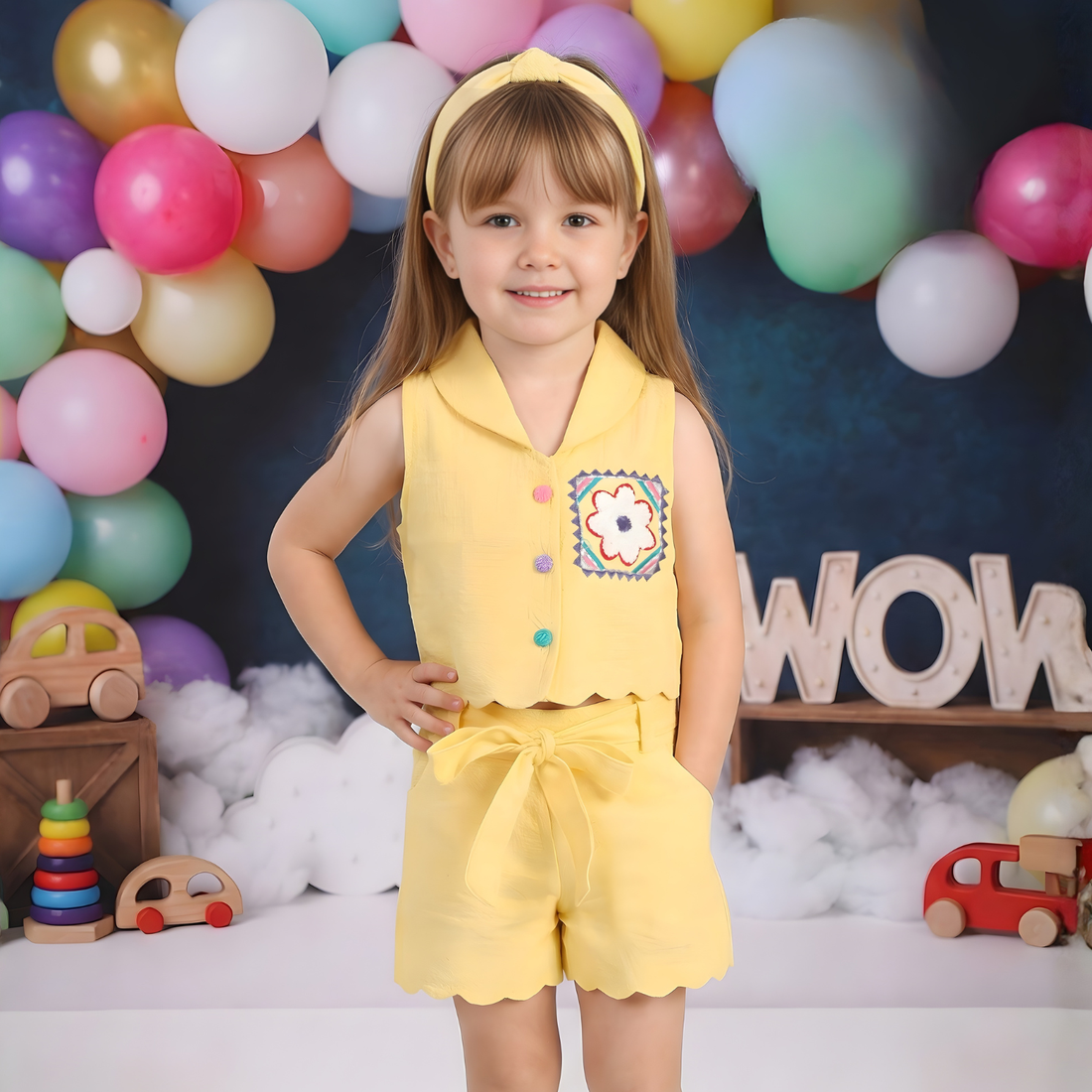 Stylish Kids Top And Shorts Set