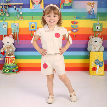 Stylish Kids Top And Shorts Set