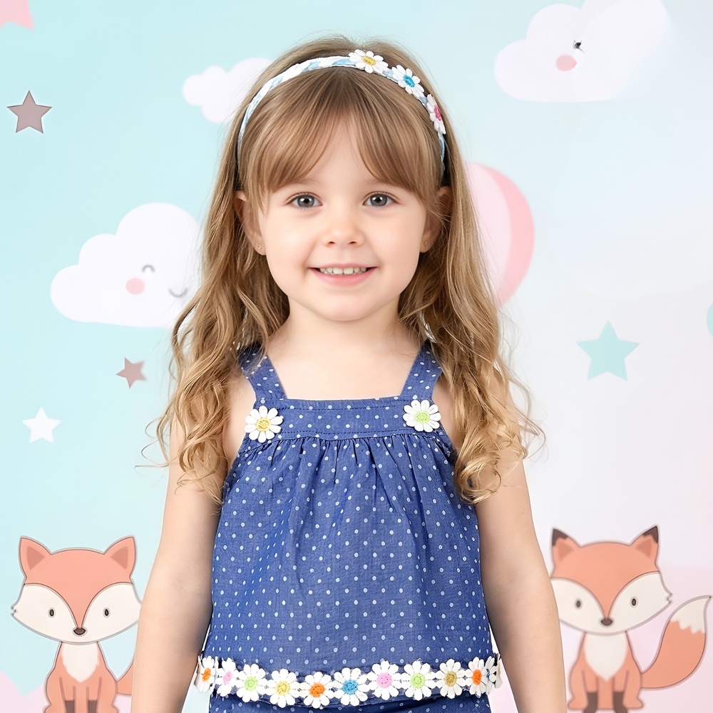 Trendy Baby Girl Top and Shorts Set