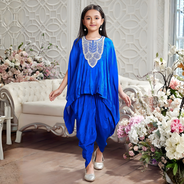 Embroidered Dhoti Kurta Set Indo Western Outfits