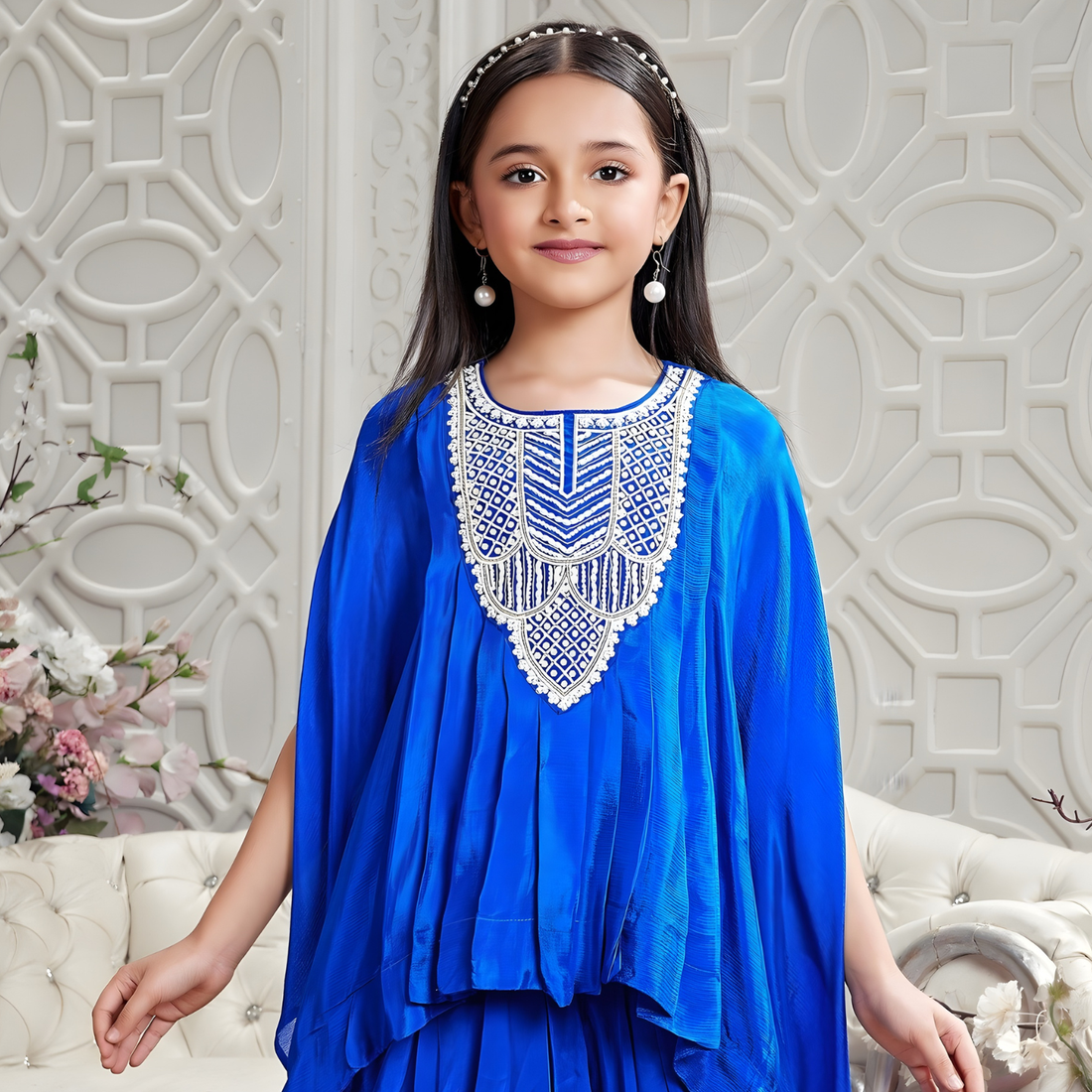 Embroidered Dhoti Kurta Set Indo Western Outfits