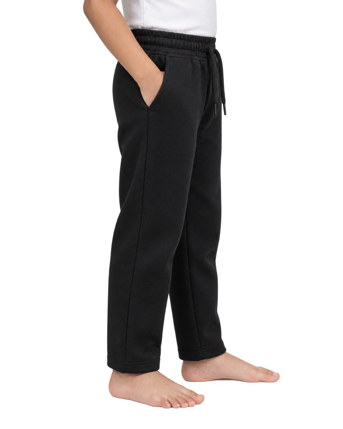 Boys Black Pant for Golden Emboss Waist Coat & Short Kurta Set (Sold Separately)