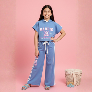 Girls Trendy Blue Co-Ord Set