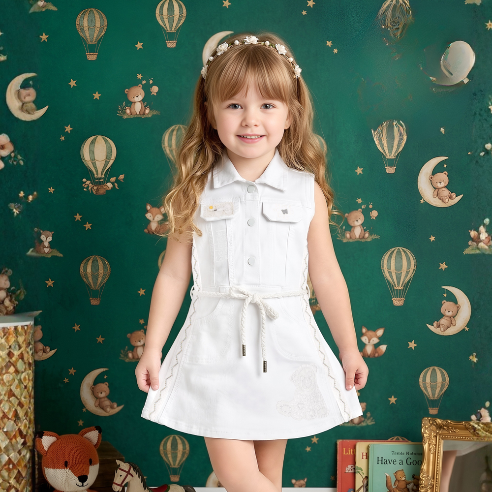 Girls Cute Fashionable Knee Length Frock