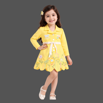 New Stylish Girls Printed Frock