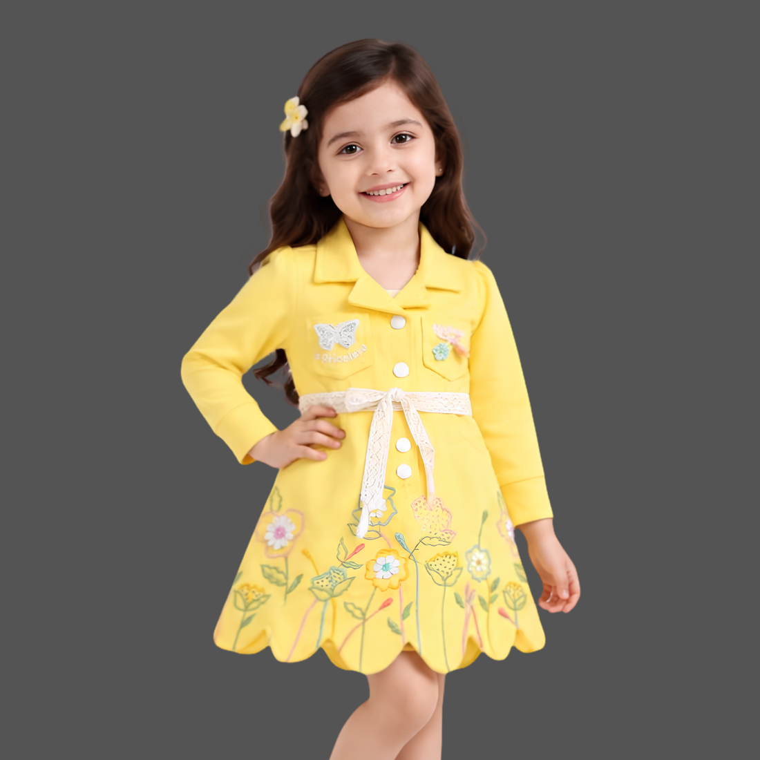 New Stylish Girls Printed Frock