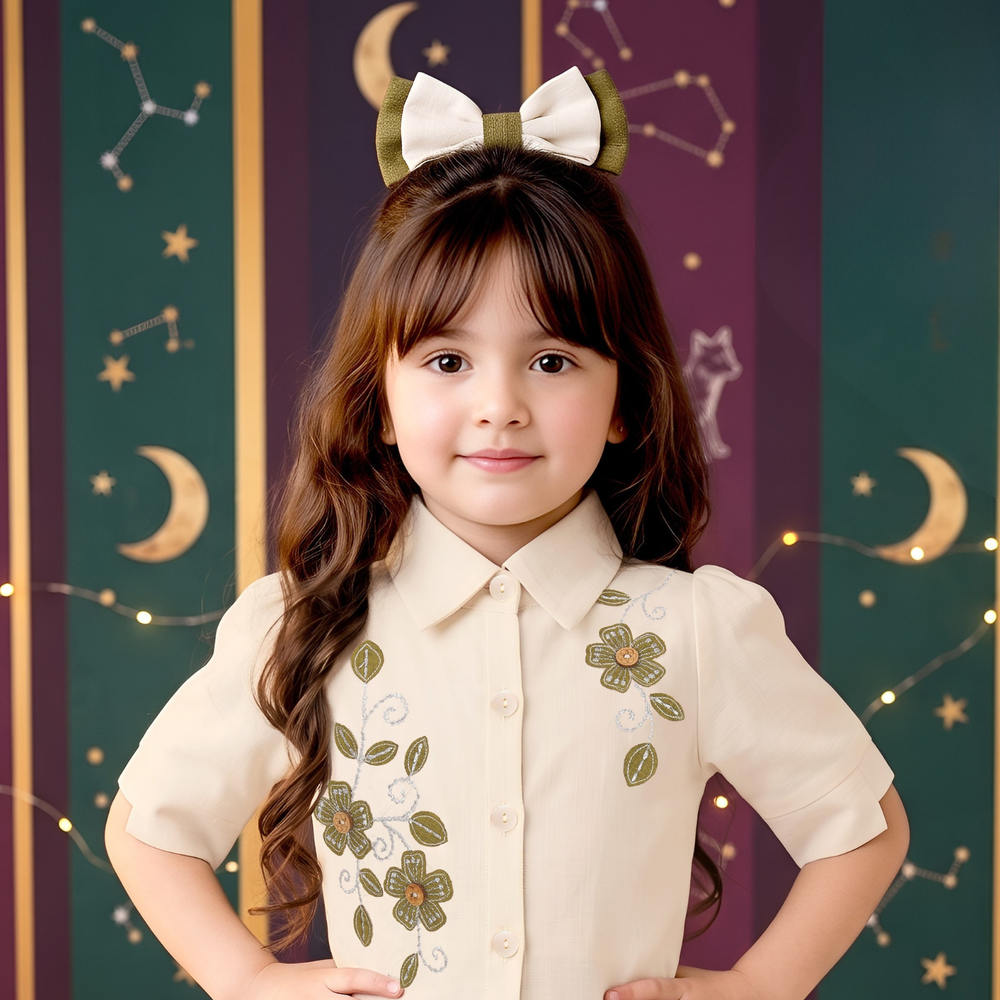 Baby Girls Western Stylish Top & Skirt Set