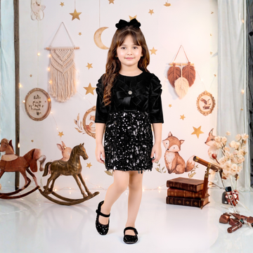 Girls Trending Knee Length Frock