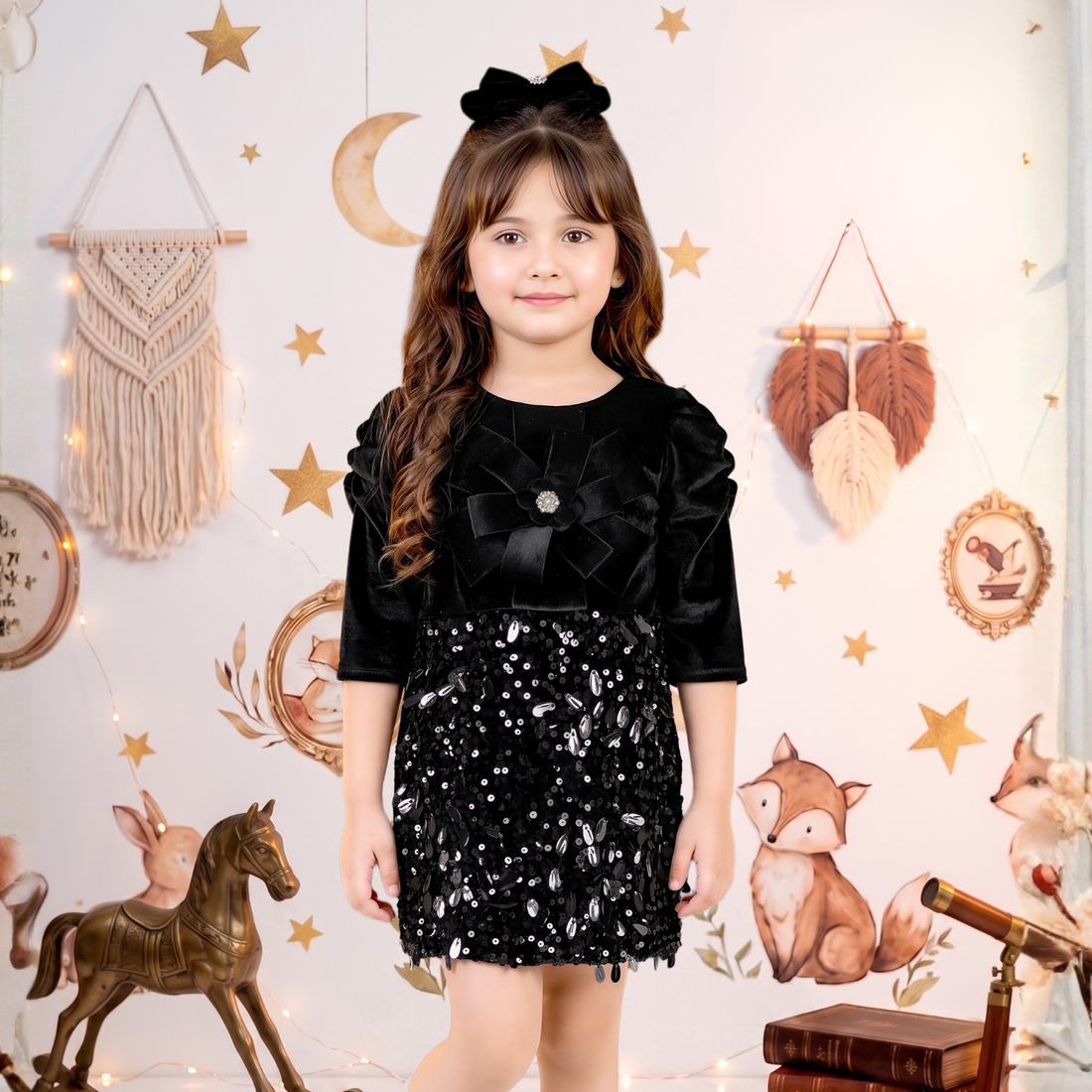 Girls Trending Knee Length Frock
